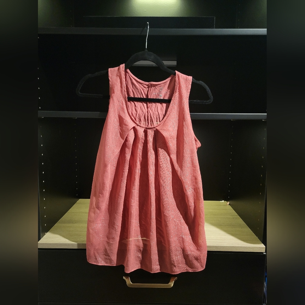 Women's mauve dressy tank top